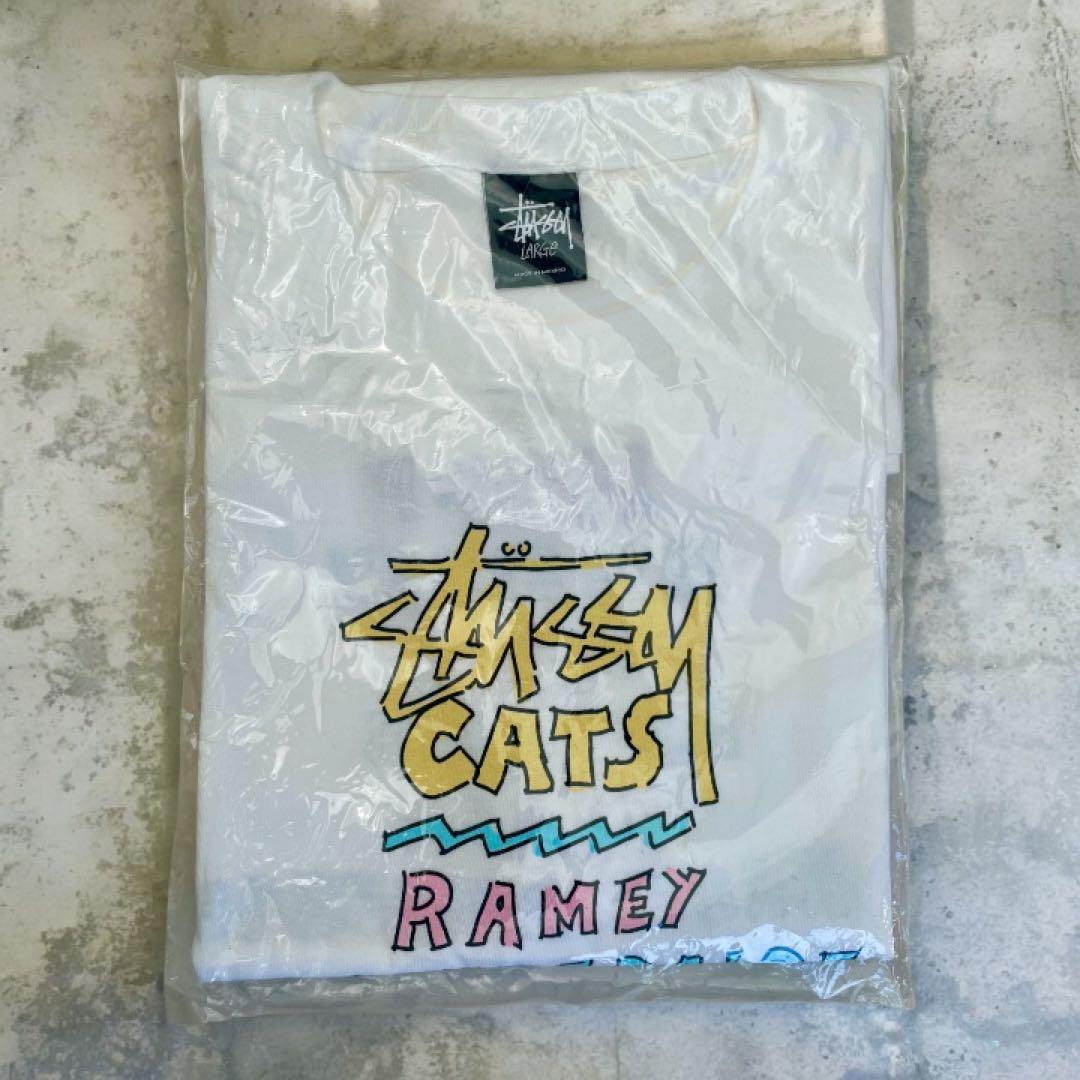 【デッドストック】ステューシー × エド・バンガー・レコード コラボＴ　Lサイズ