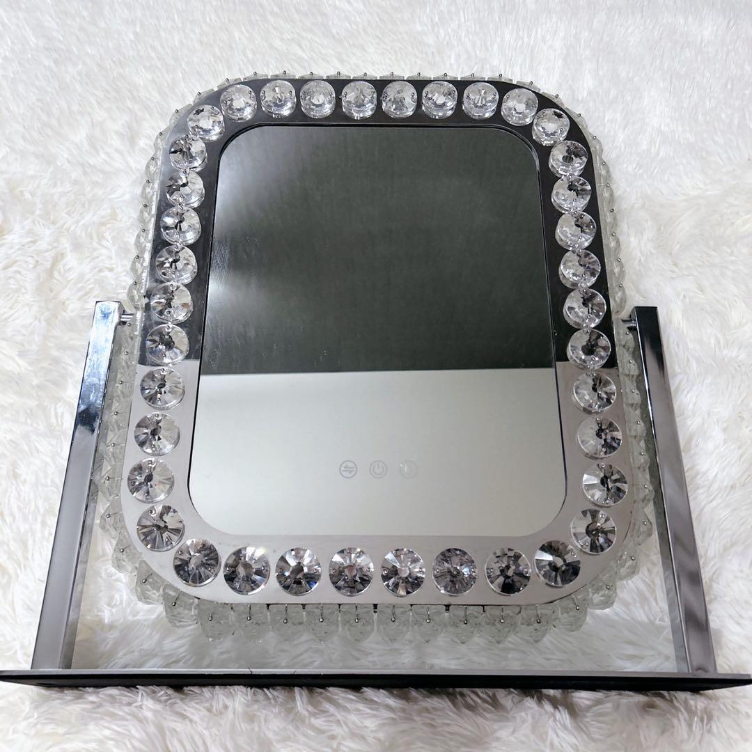 女優ミラー LEDライト ハリウッドミラー 化粧鏡 女優鏡 卓上ミラー