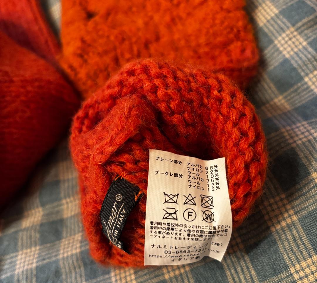 Calimarカリマール　ネックウォーマー＆ハンドウォーマー　イタリア製極美品