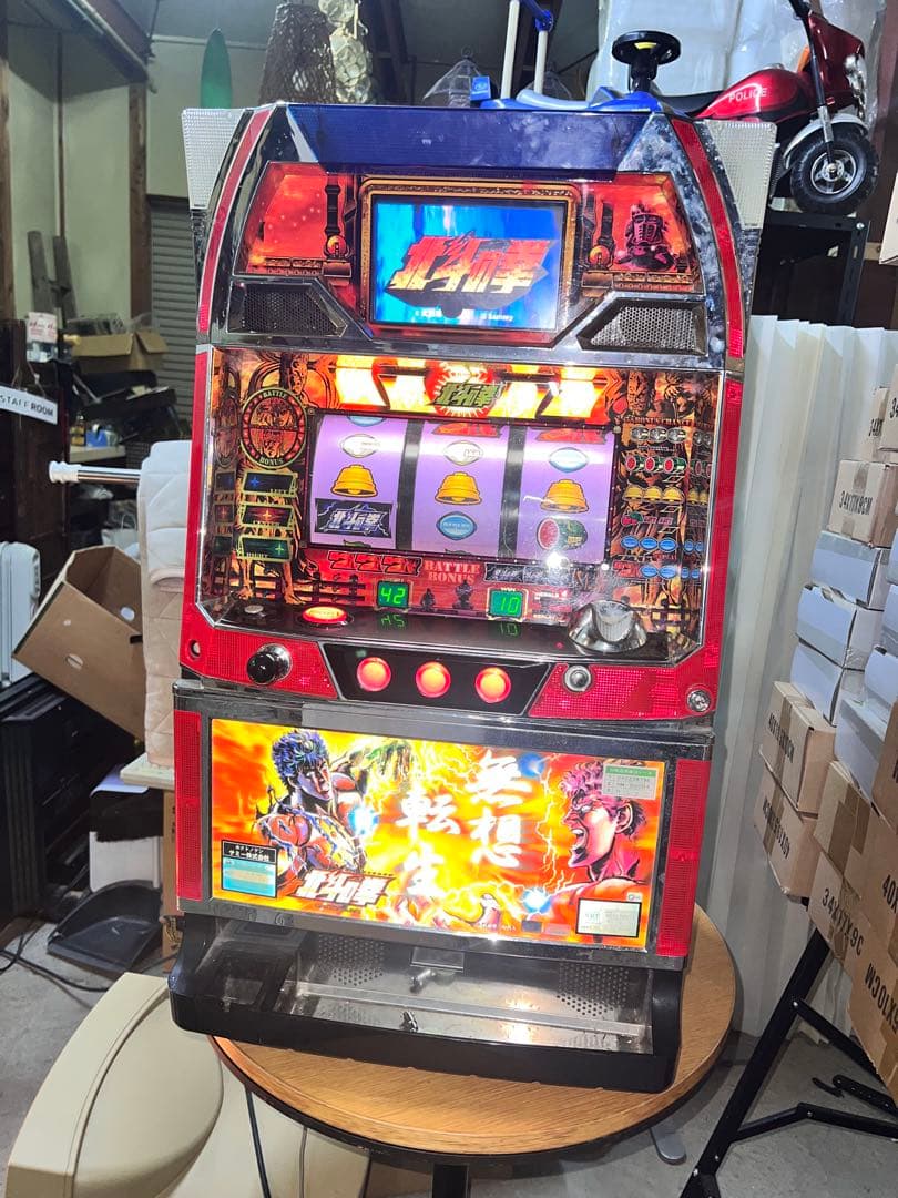 ツ*ン様 初代 北斗の拳 無想転生パネル 4号機 スロット ジャンク