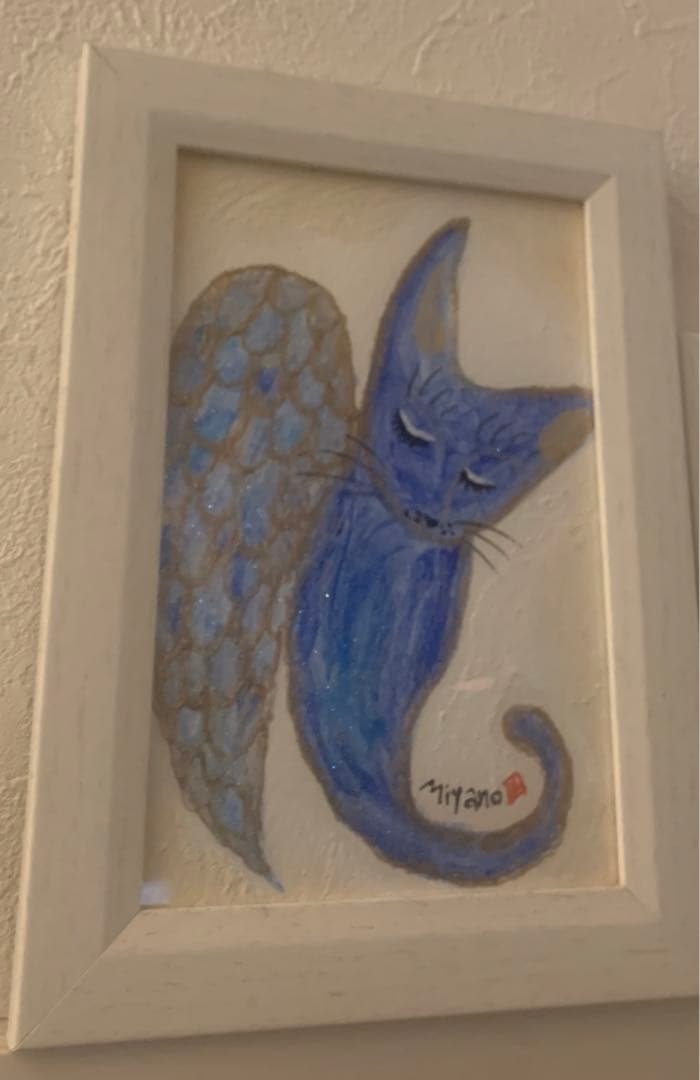 加悦雅乃　直筆　絵　ラスト1点　猫猫寺