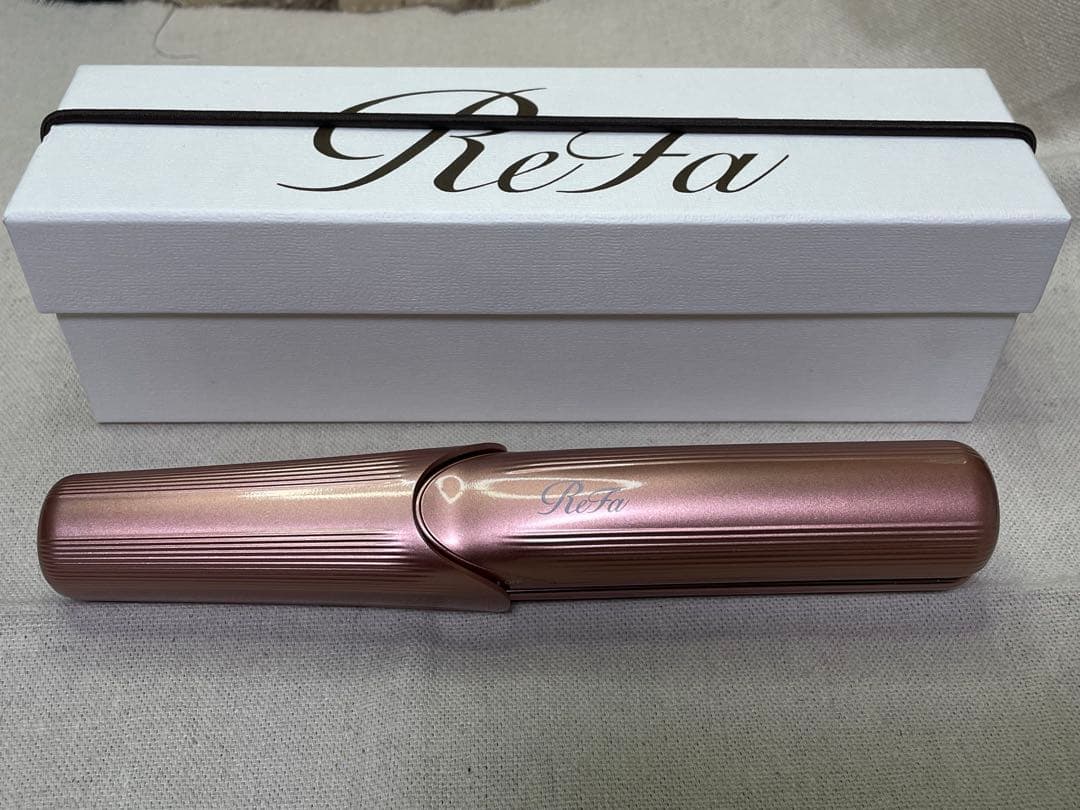 ReFa リファ ストレートヘアアイロン フィンガーアイロン ローズゴールド