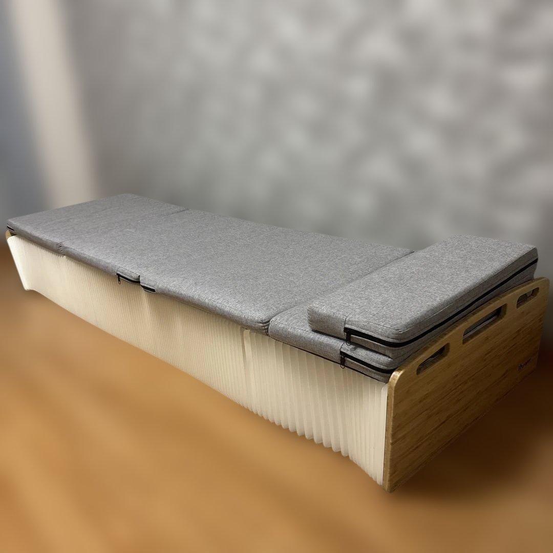 ペーパーベッド マットレス付き アコーディオンベッド スモールセミシングル