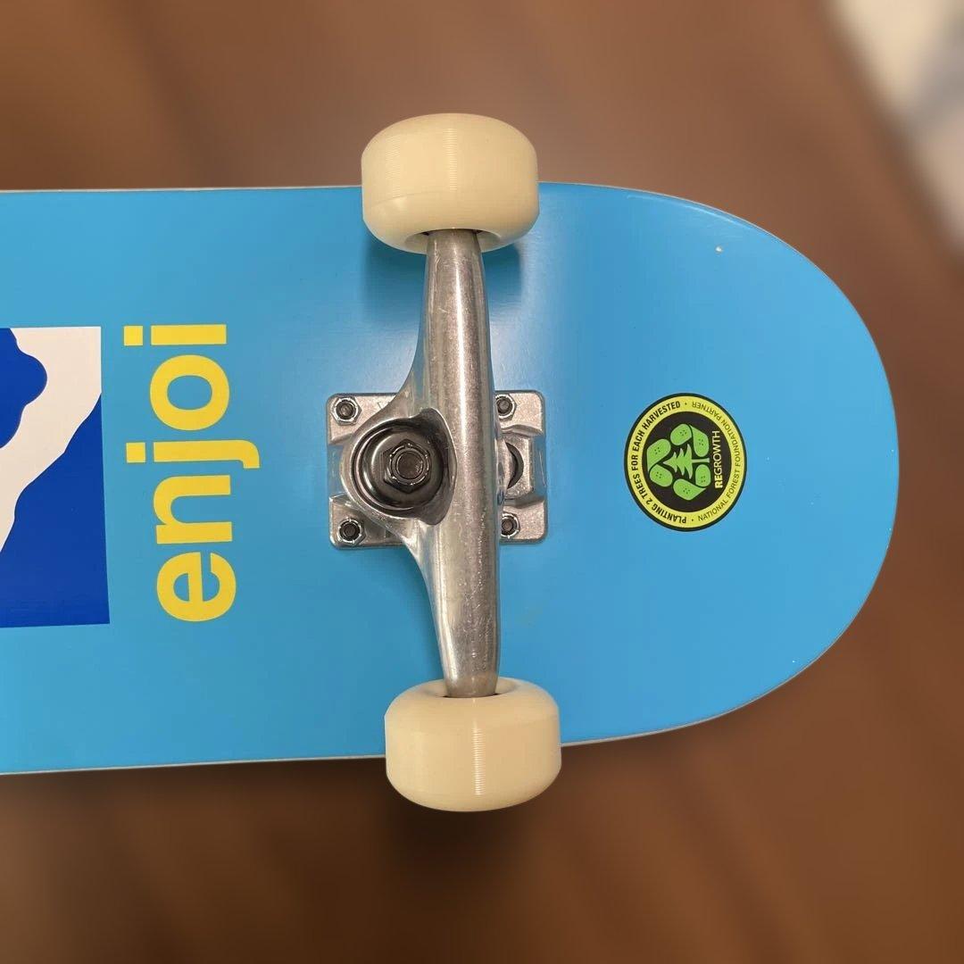 新品enjoy スケートボード コンプリート 青