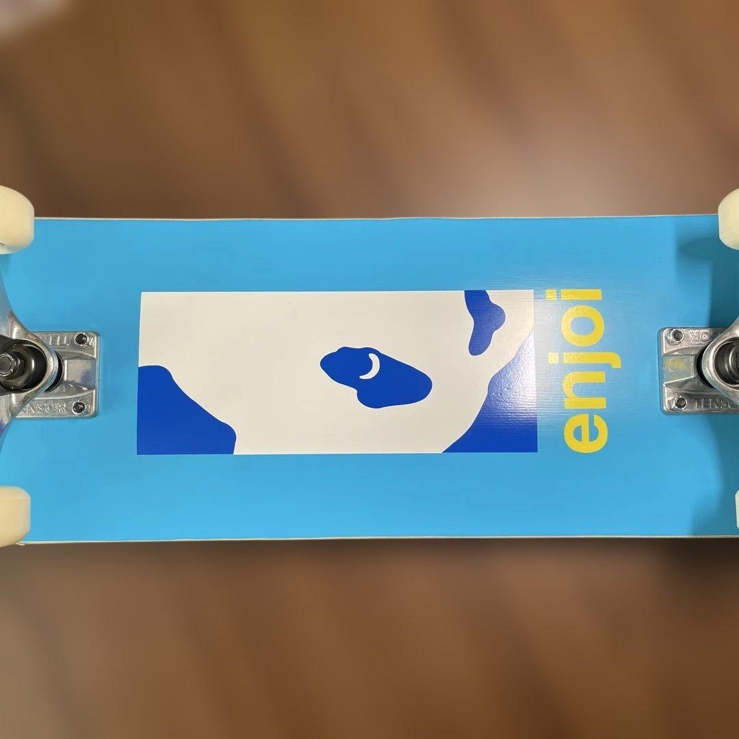 新品enjoy スケートボード コンプリート 青