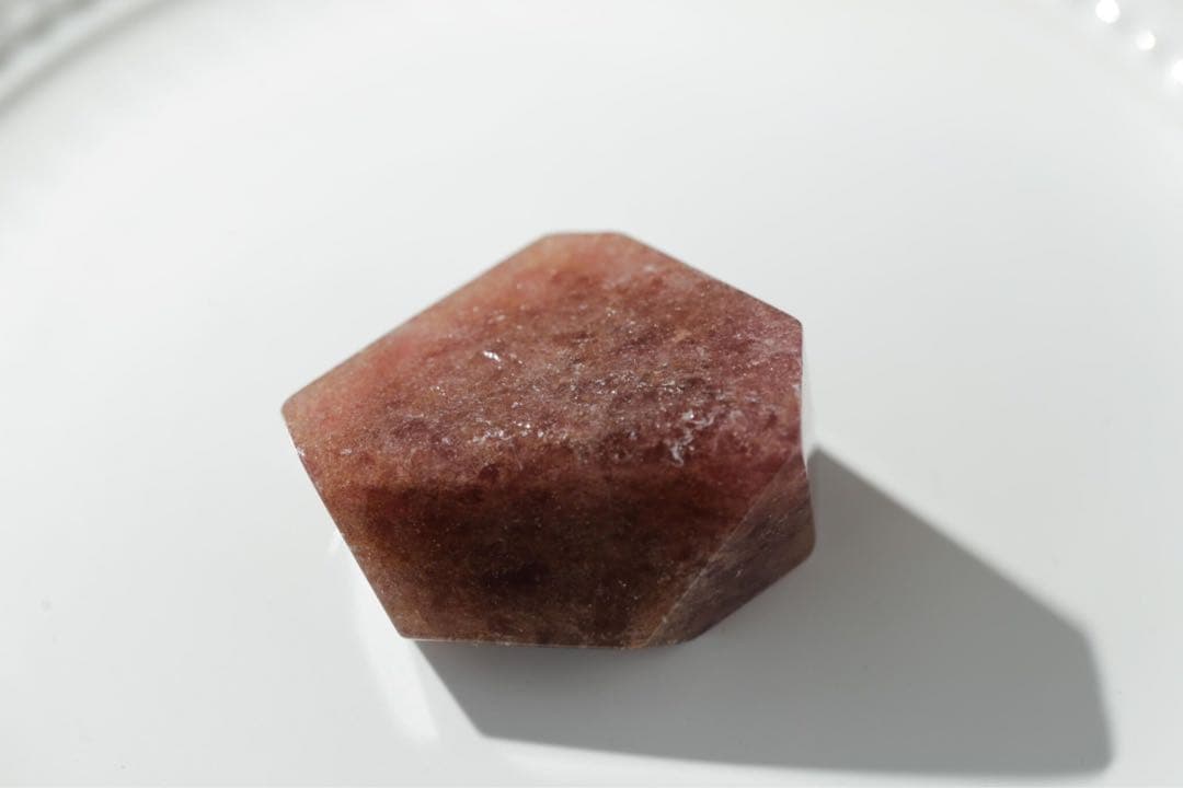 【天然石】ストロベリークォーツ フリーフォーム