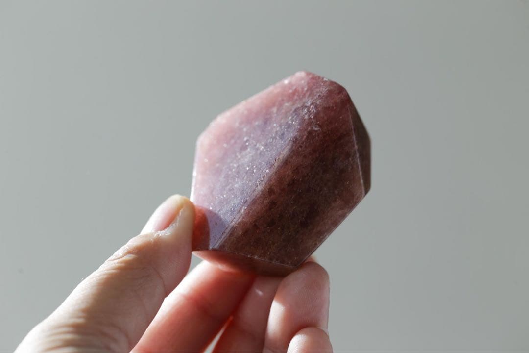 【天然石】ストロベリークォーツ フリーフォーム