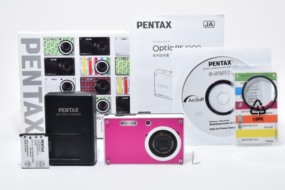 ペンタックス　PENTAX Optio RS1000 ホワイト 《元箱付属》