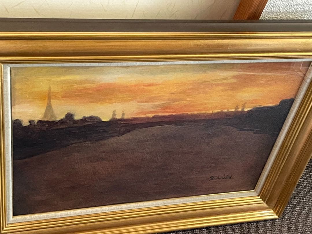 絵画　風景画　フランス　Martin Dieterle アレキサンドルIII世橋