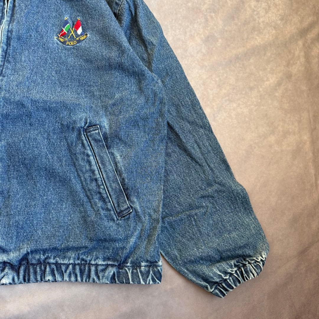 ポロラルフローレン デニムスイングトップ 胸刺繍ロゴ L