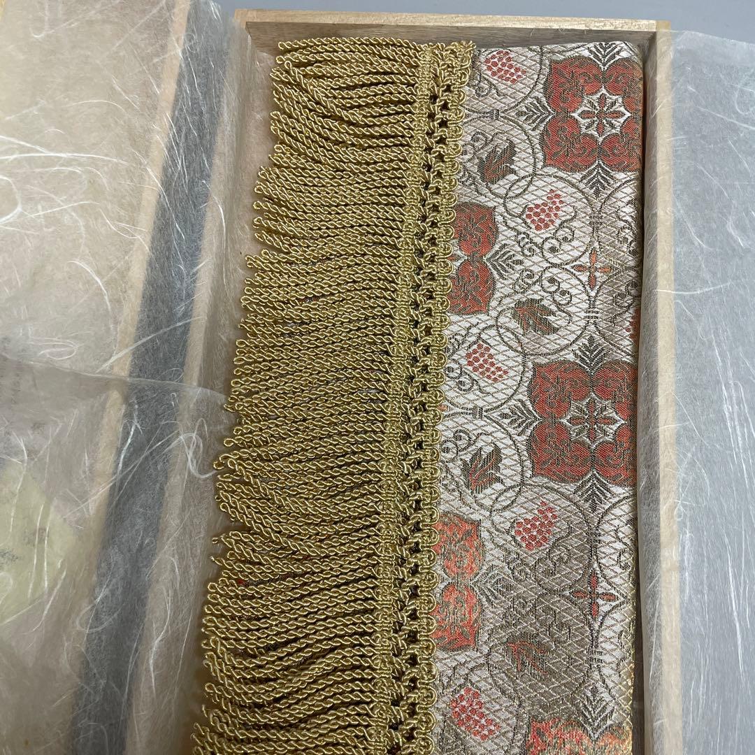 セール‼️川島織物 絹の工芸品 フリンジ付き