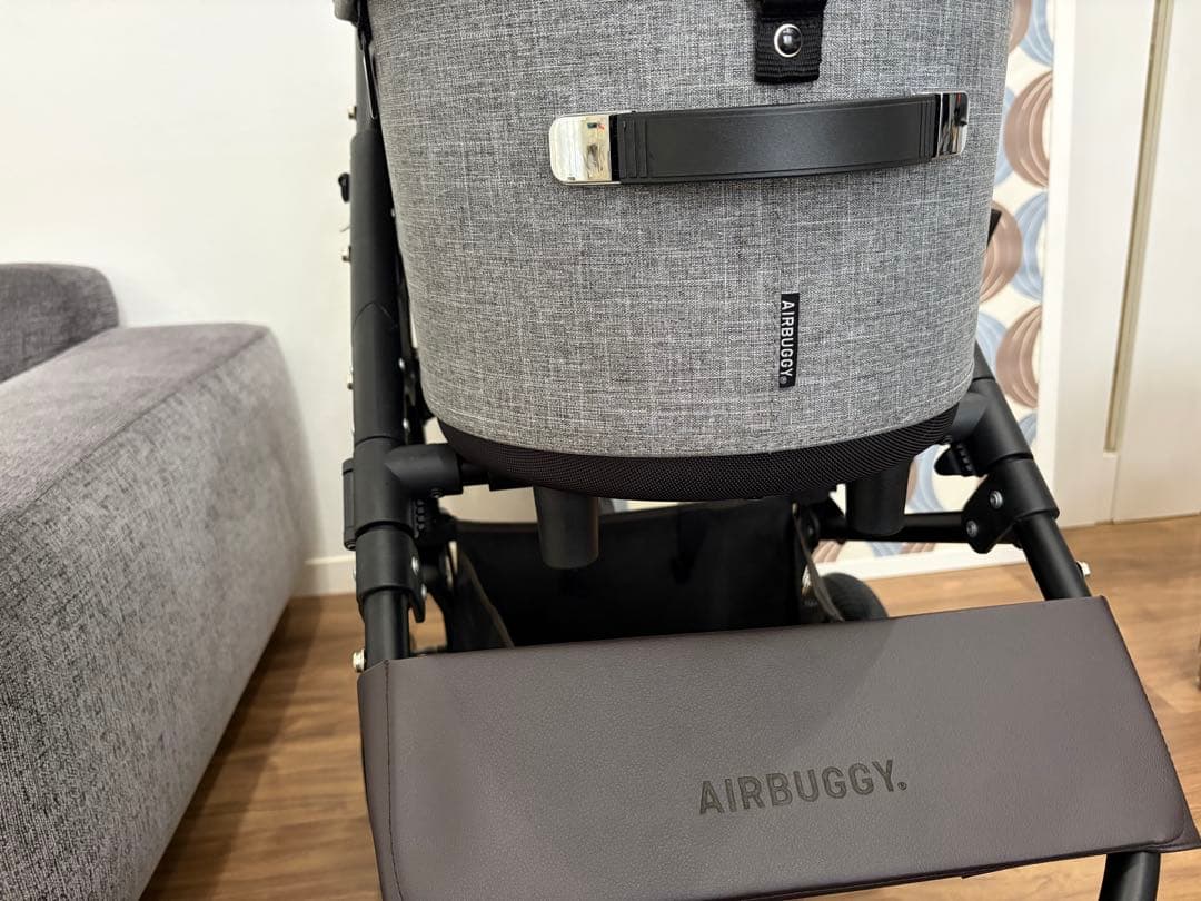 コットは試乗のみ　エアバギーDOME3 レギュラー　ペットカート　アースグレー