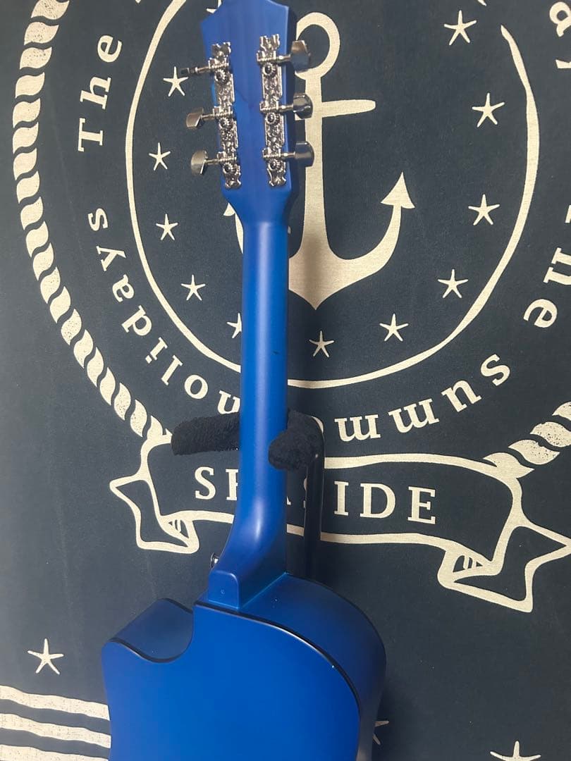 新品特価‼️未使用❣️ブルーburst色　トリプル０size アコースティック‼️