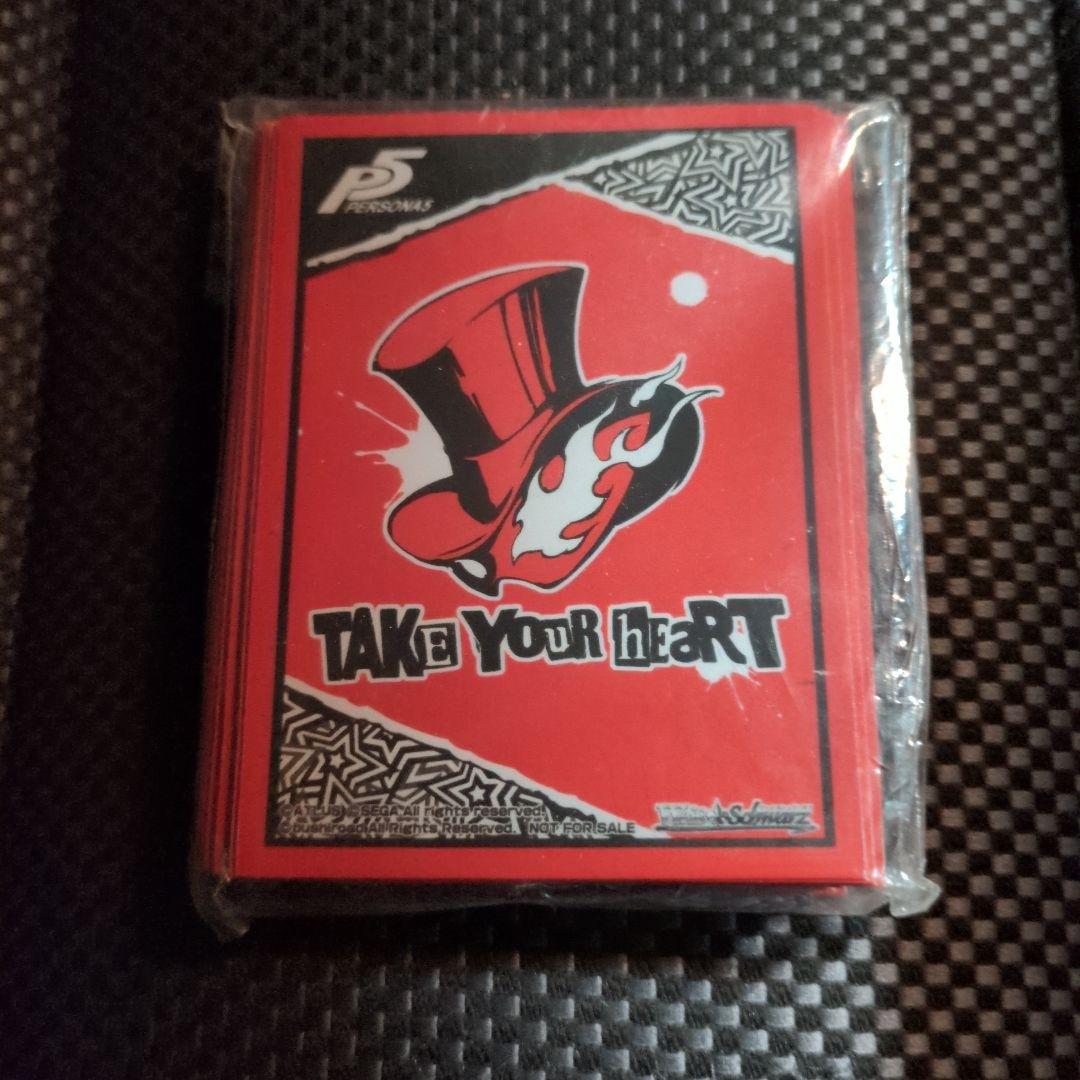 【未開封】ペルソナ5 予告状スリーブ　ヴァイスシュヴァルツ金銀キャンペーン