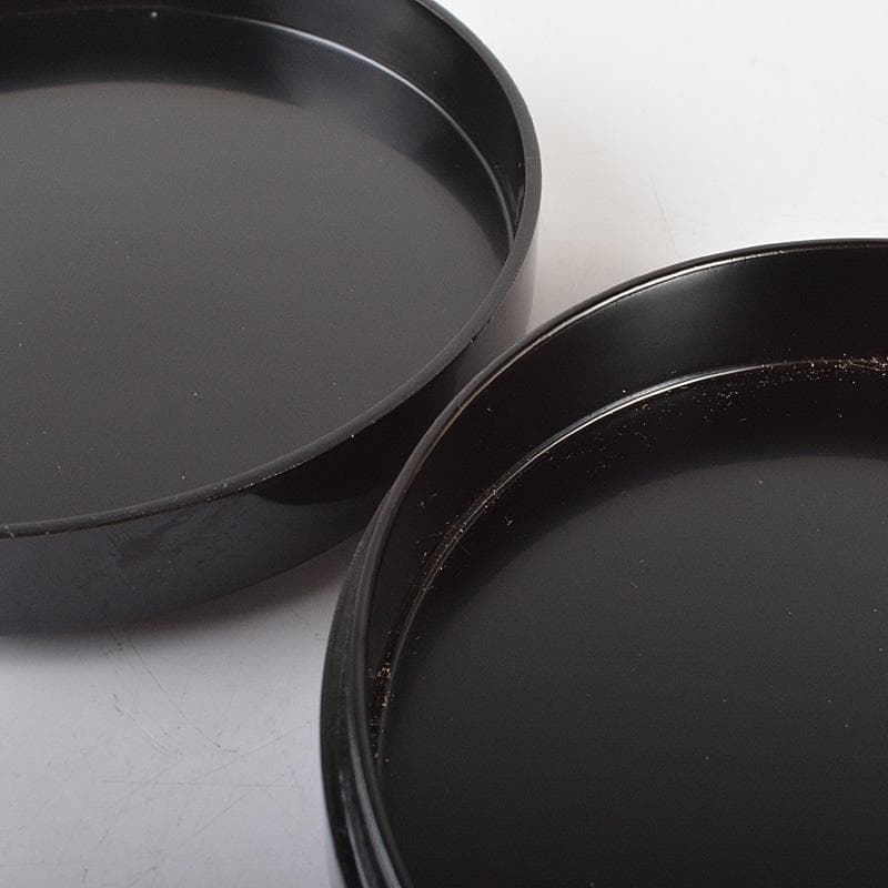 茶道具　輪島塗　荒井喜峰作　蟲蒔絵　螺鈿装飾　香合　共箱　V　R6683