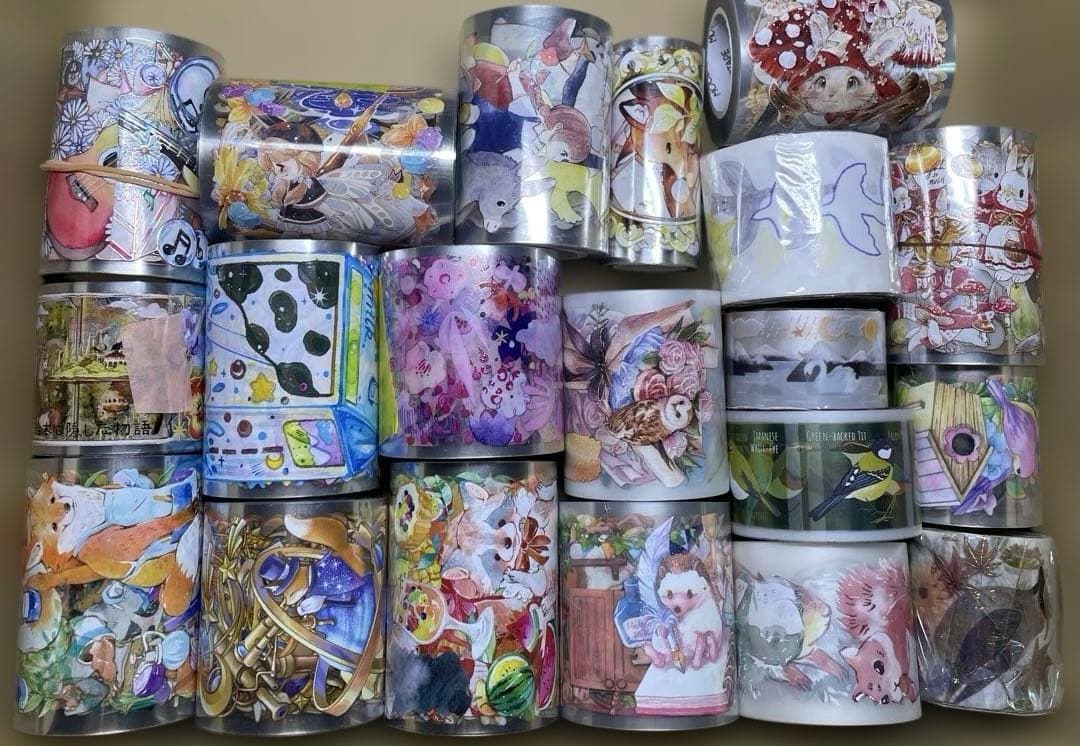 海外マスキングテープ　アニマル　まとめ売り（22）　動物