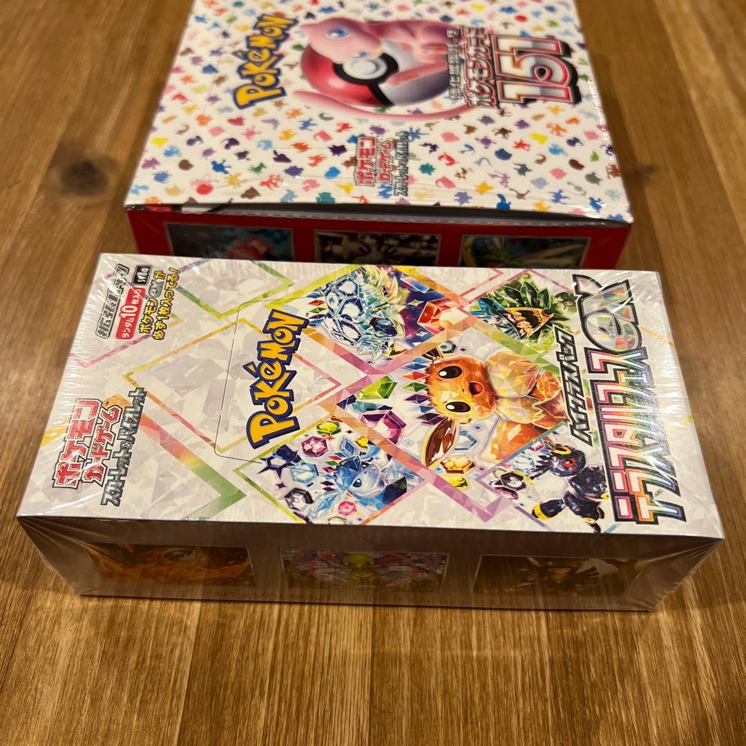 ポケモンカード151box テラスタルフェスex box シュリンク付き1箱ずつ