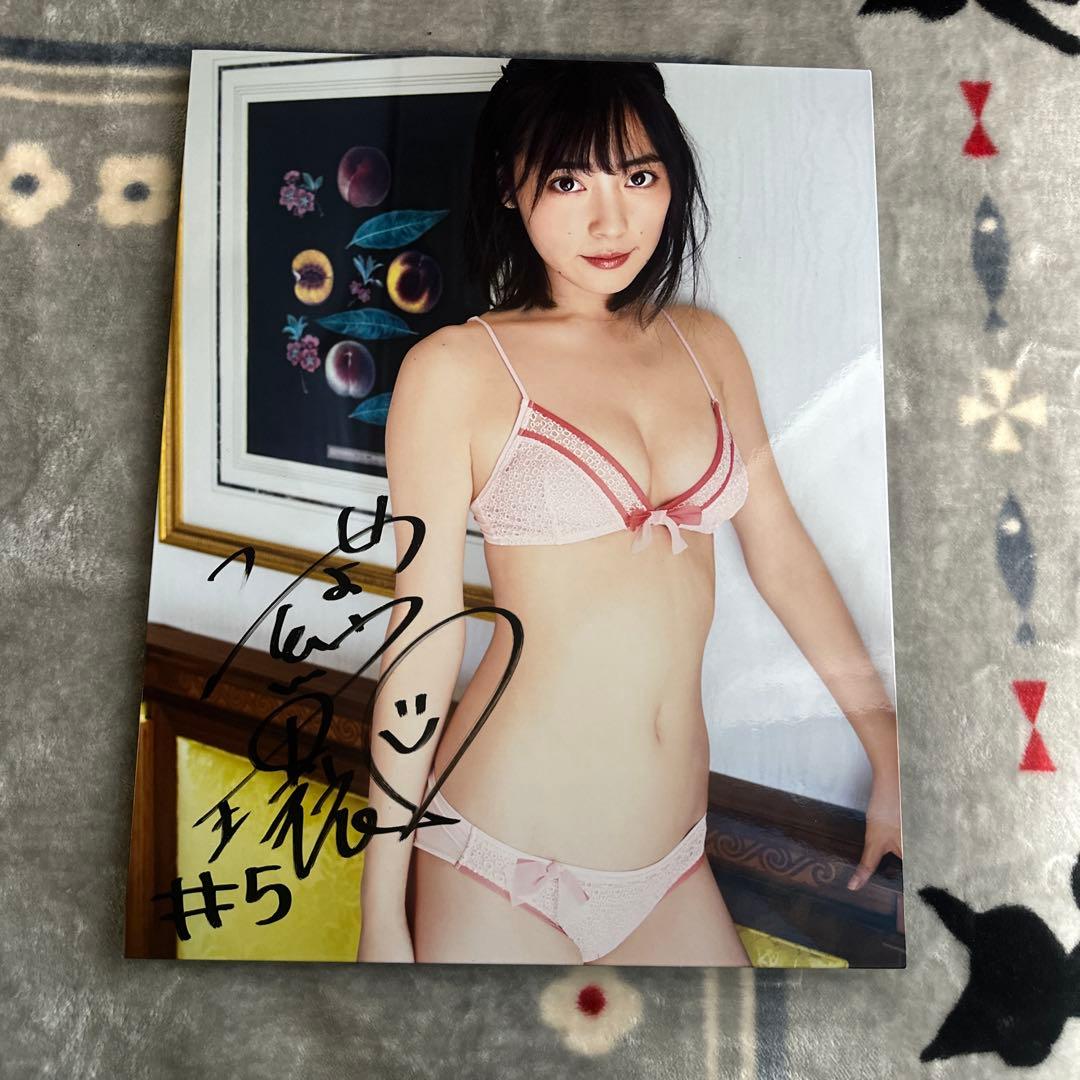 池上紗理依 直筆サインパネル　B.L.T. blt