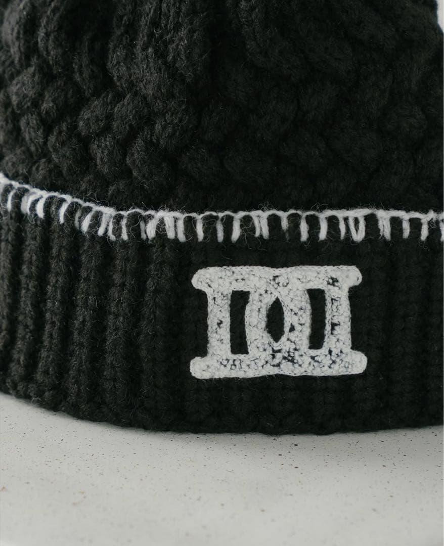 【新品未使用】Darich DDロゴバスケットニットビーニー ブラック