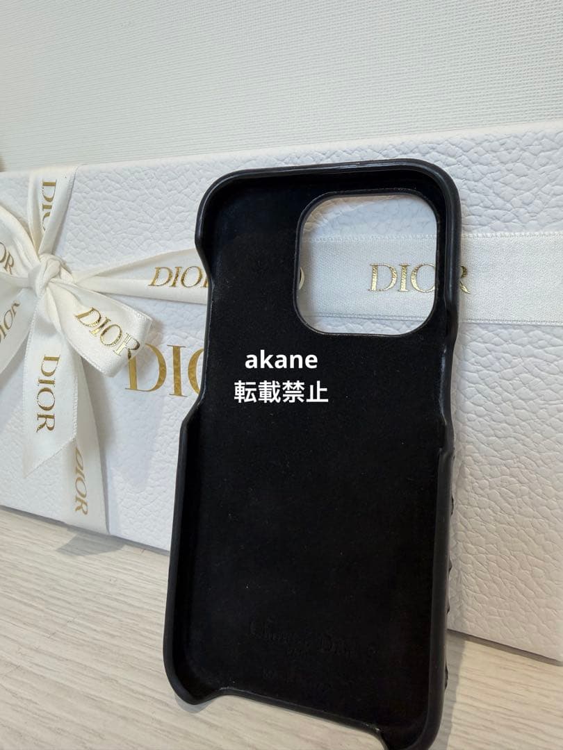 Dior iPhone15pro ケース ブラック