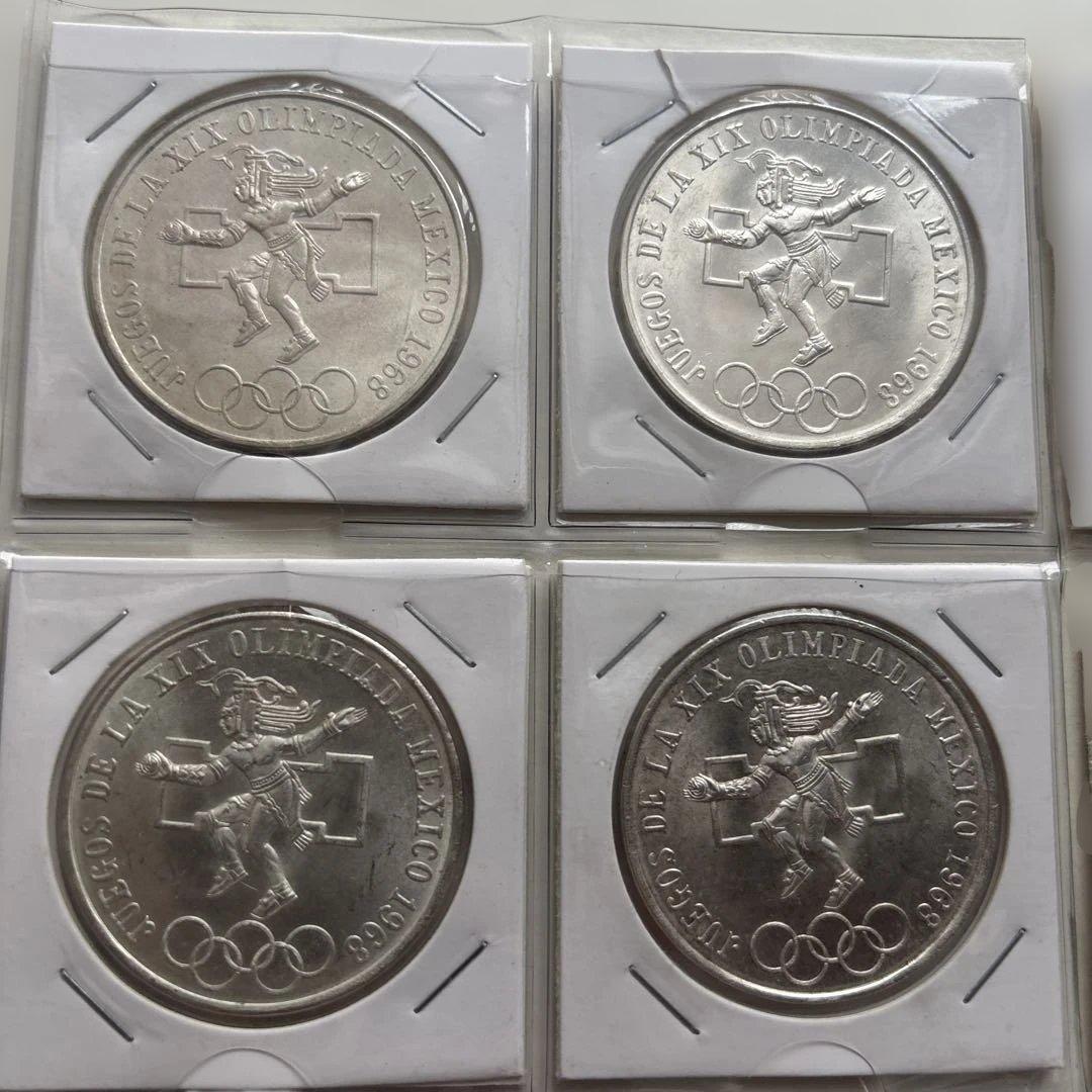み*つ様 メキシコオリンピック記念銀貨8枚セット