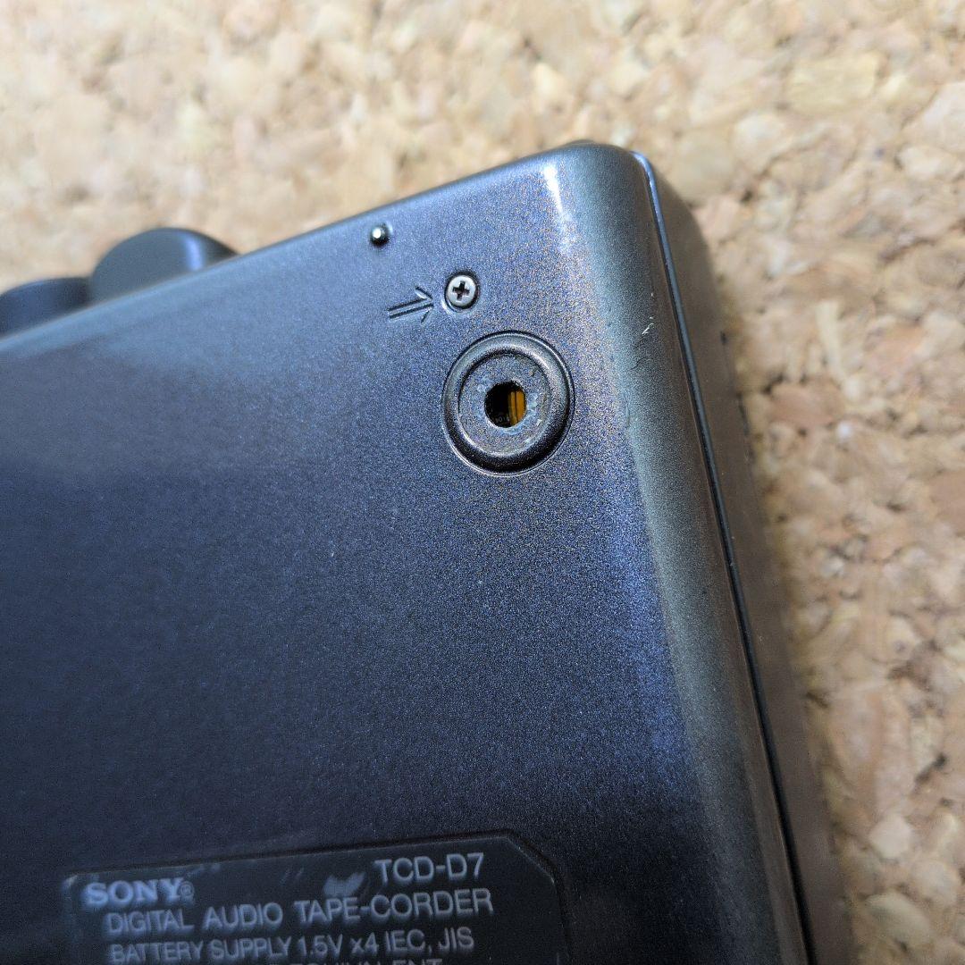 【ジャンク】SONY　DATレコーダー　TCD-D7