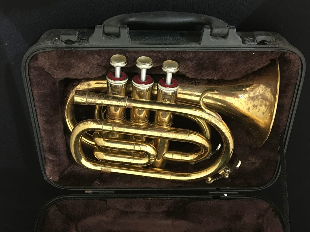 ポケットトランペットB♭管