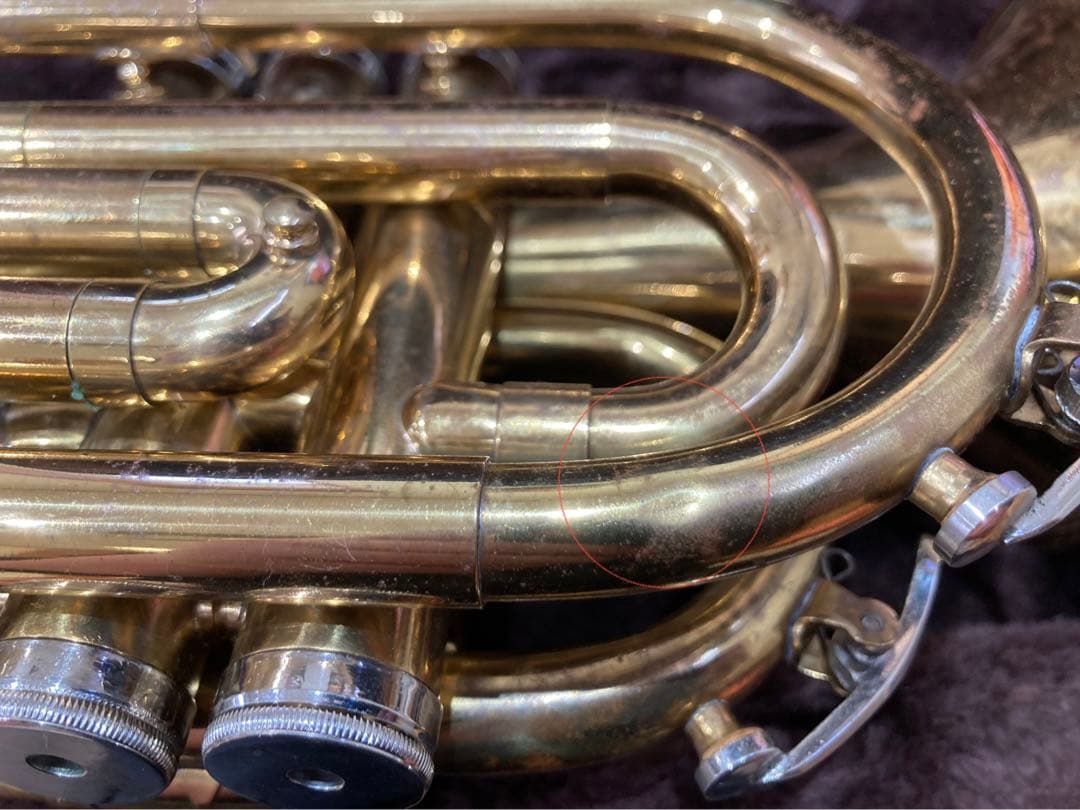 ポケットトランペットB♭管