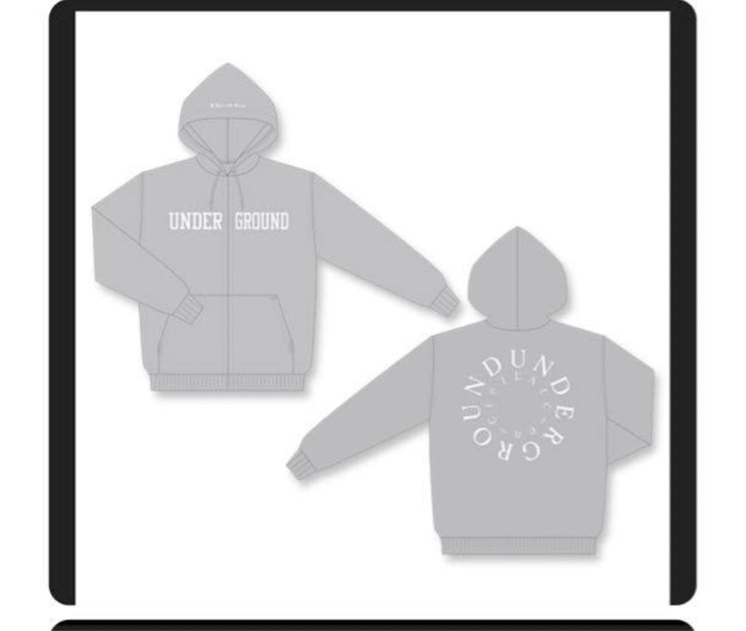 写真追加　新品　ラルク　UNDERGROUND パーカー　l'arc アングラ