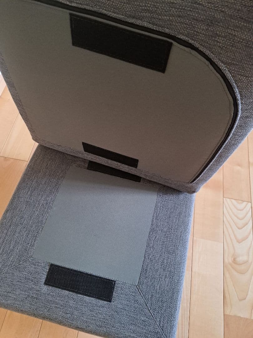 ニトリ　オットマン　グレー