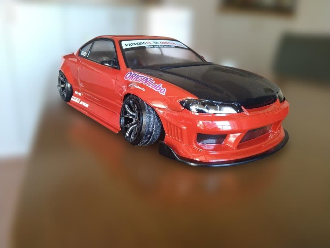 シルビアS15 ラジコンのボディ