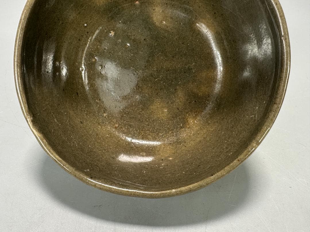 茶道具　青磁茶碗　時代茶碗　抹茶碗