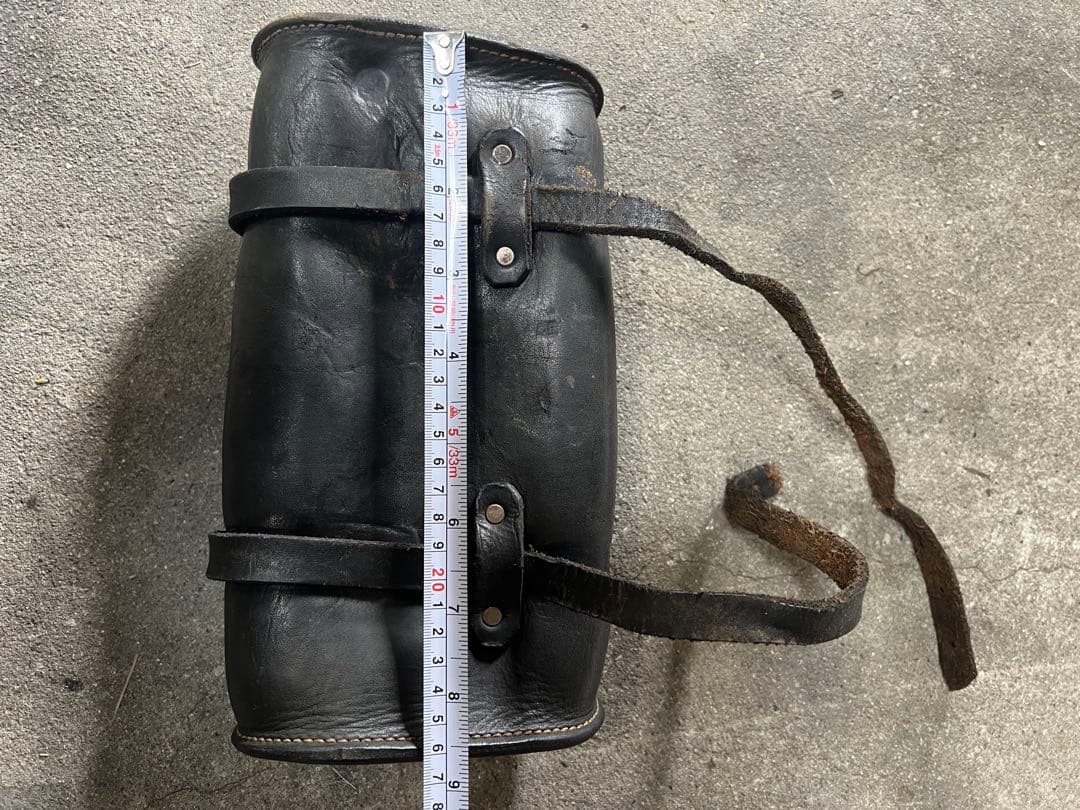 当時物1970年代 ビンテージ 本革 ツールバック