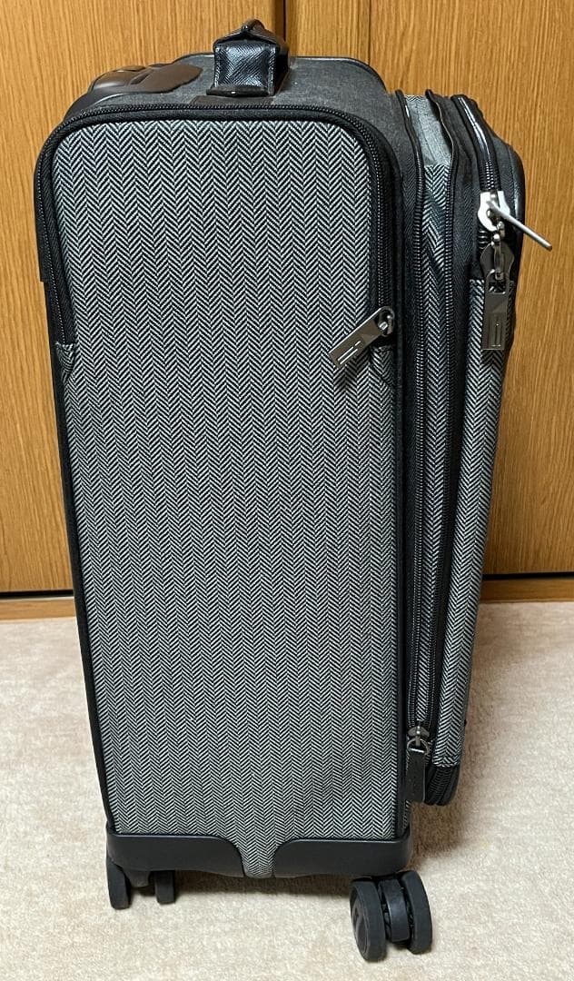 美品　ハートマン メンズ スーツケース バッグ　ツイード　ヘリンボーン