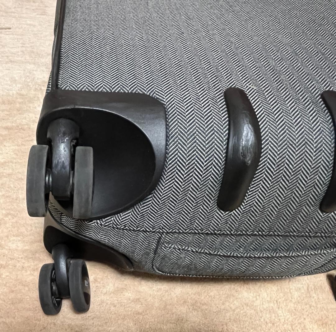 美品　ハートマン メンズ スーツケース バッグ　ツイード　ヘリンボーン