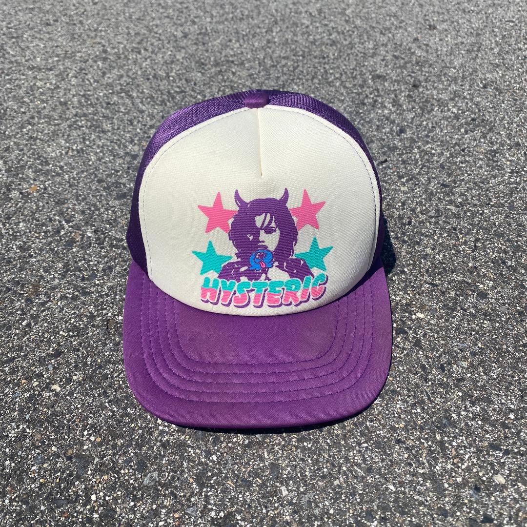 ヒステリックグラマー　tokyovitamin メッシュキャップ　パープル