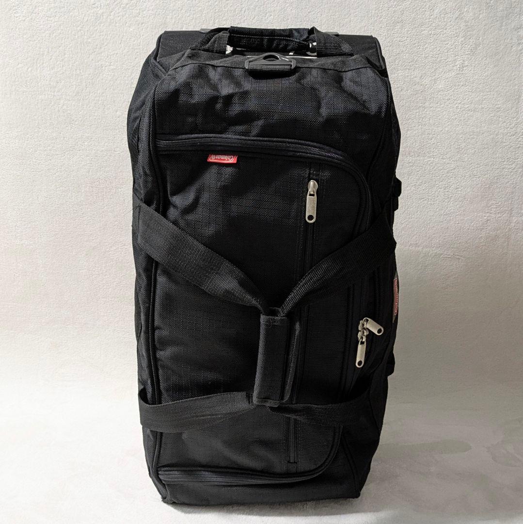 美品♪コールマン Coleman ボストンキャリーバッグ 70L 黒 大容量