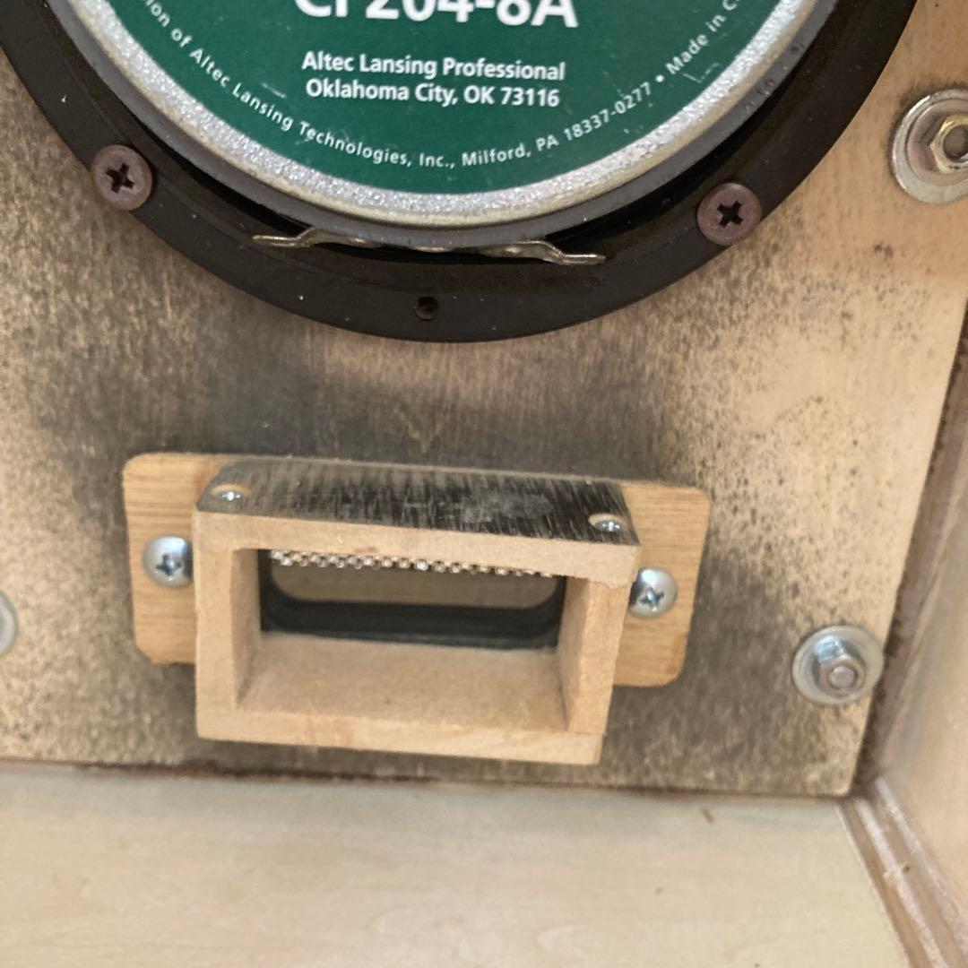 ミニ銀箱　アルテックCF204-8Aユニット使用スピーカーボックス