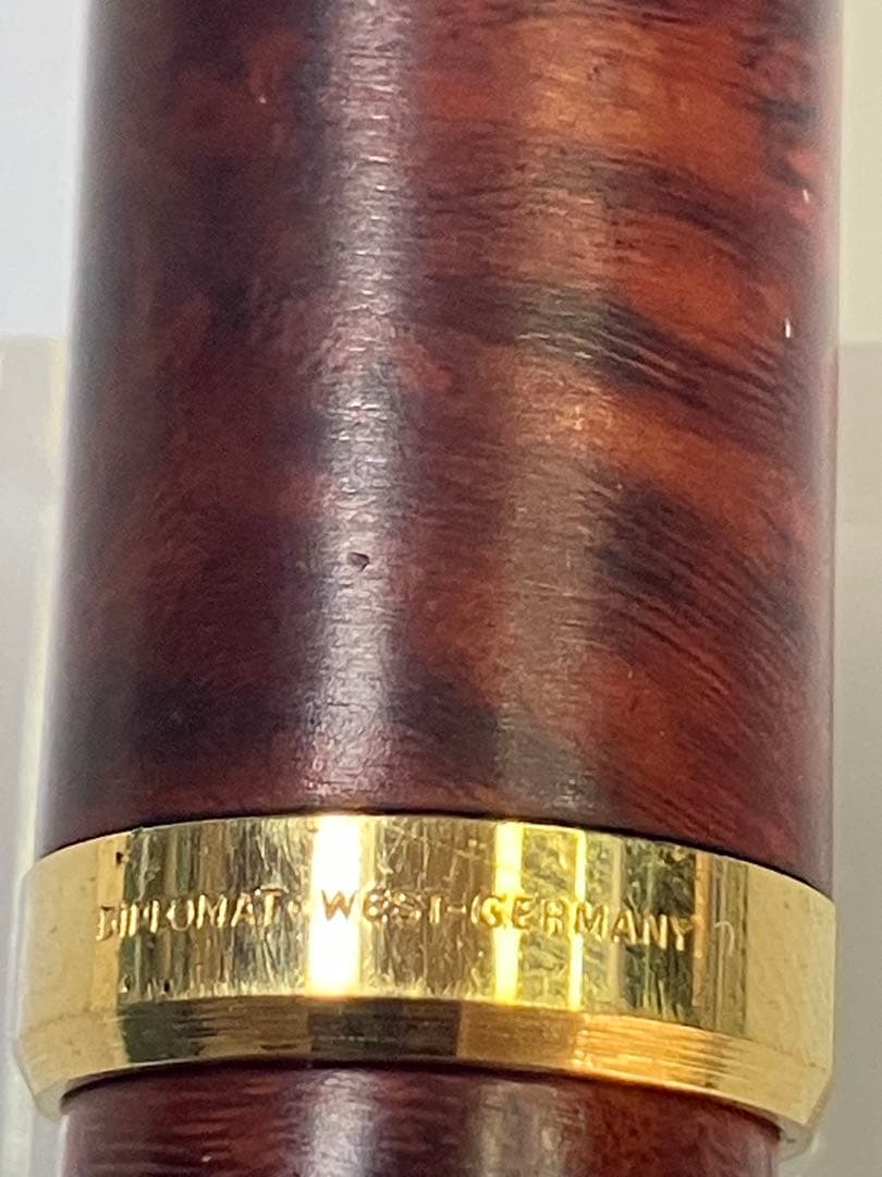 Tiffany　Diplomat　W-name ブライヤー　万年筆　B-nib