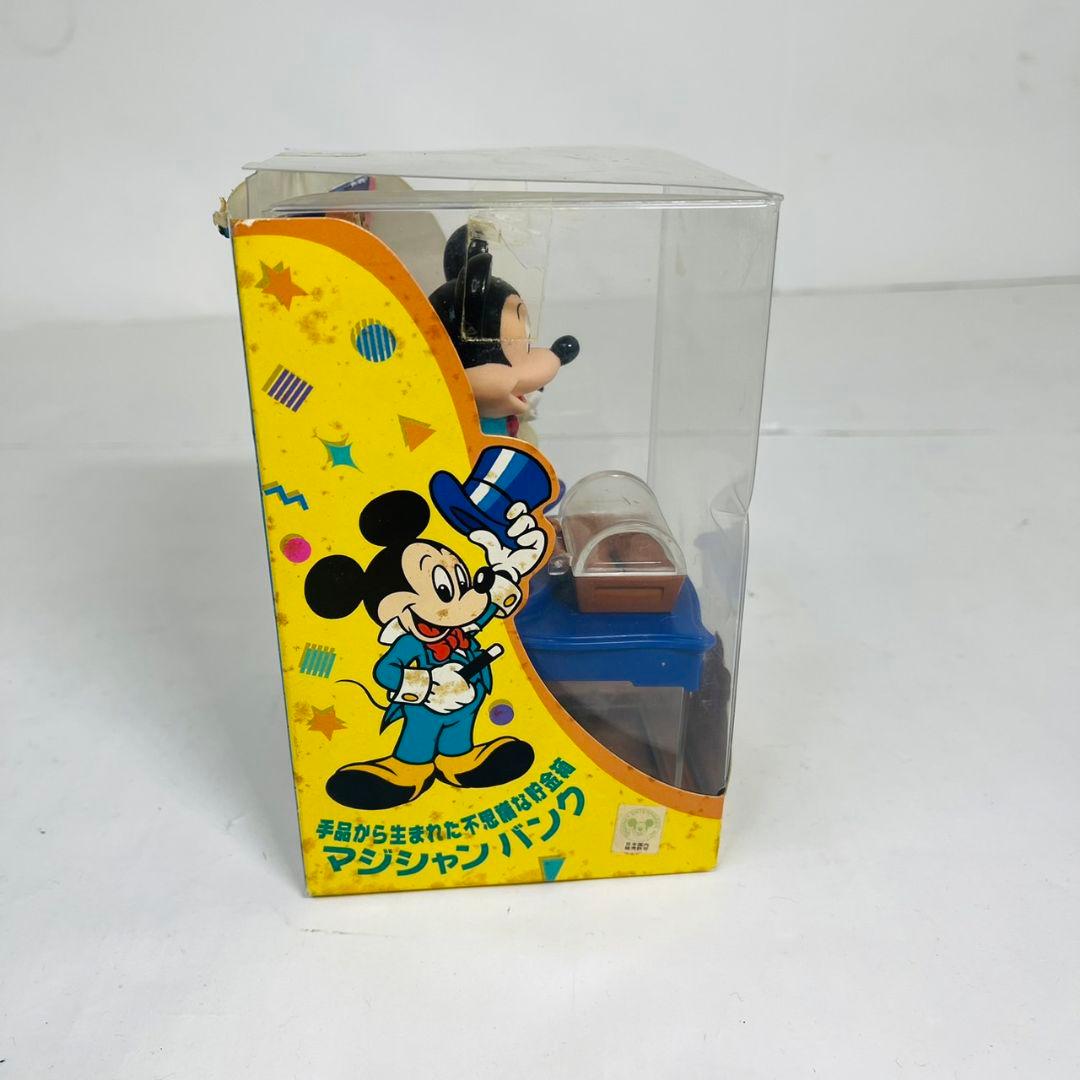 ディズニー テンヨー ミッキー チップ マジックショー バンク 貯金箱 当時物