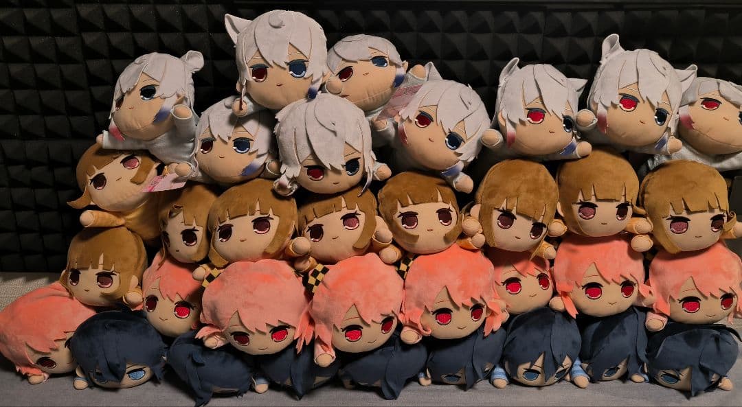 カラフルピーチ ねそべりBIGぬいぐるみ どぬく なおきり えと のあ 32個