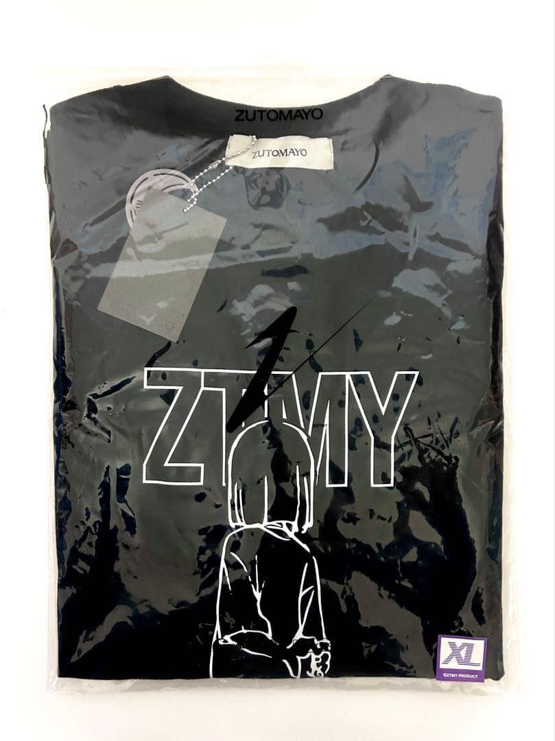 ずとまよ Re:Re:ZUTOMAYO にらTシャツ ブラック XLサイズ ニラ