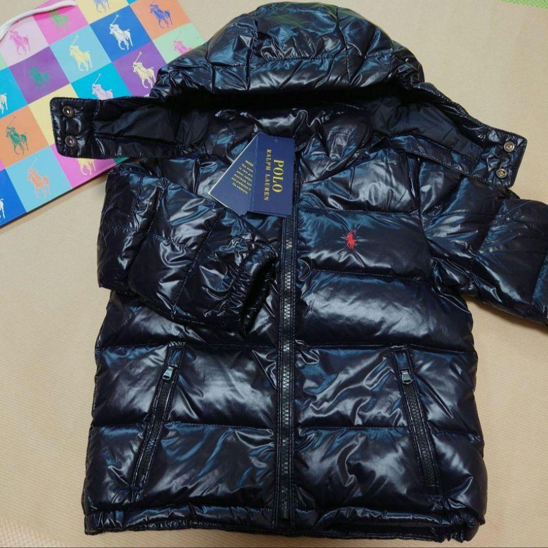 ラルフローレン　ダウンジャケット　ブラック　90〜95サイズ