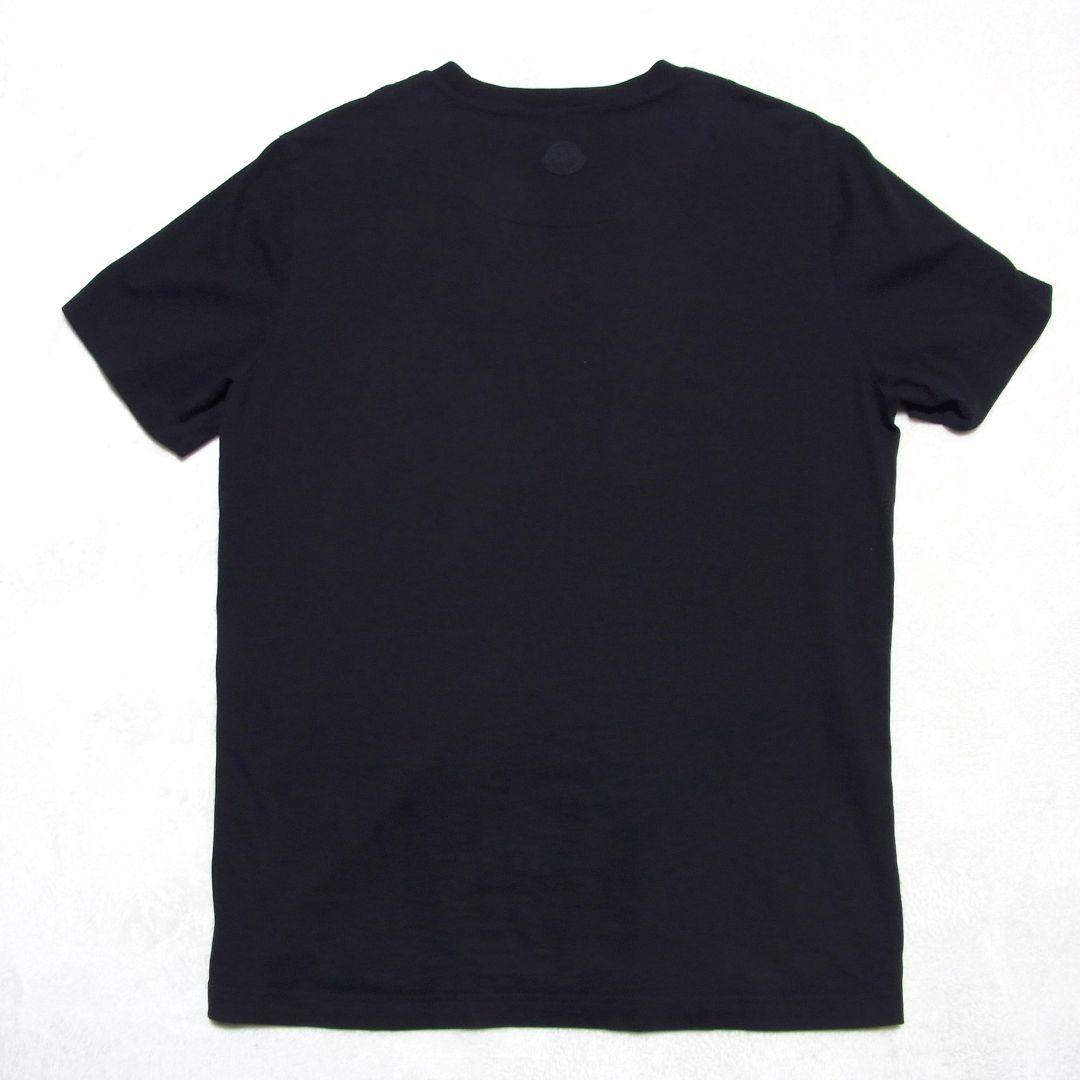 25AW MONCLER モンクレール 立体ロゴ Tシャツ XL 黒 ブラック