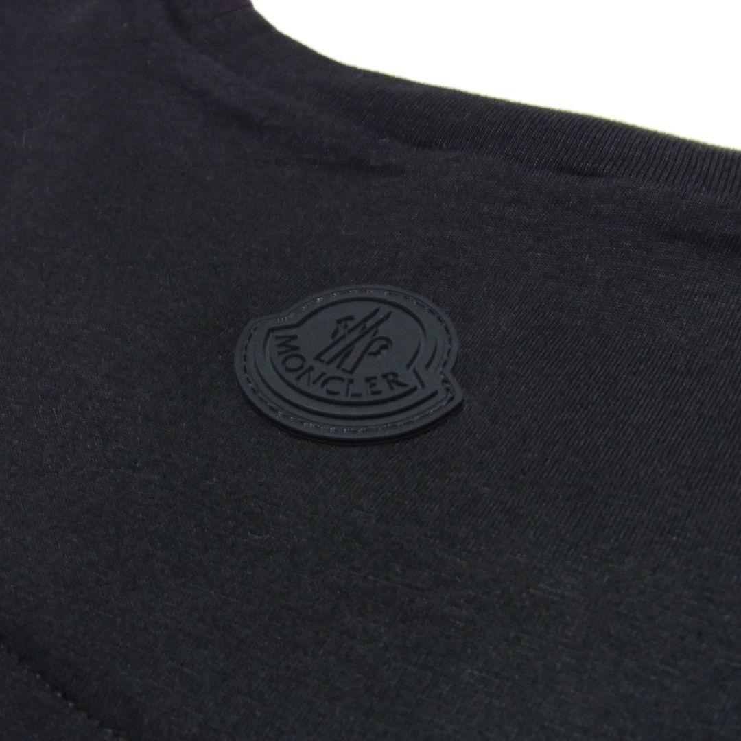 25AW MONCLER モンクレール 立体ロゴ Tシャツ XL 黒 ブラック