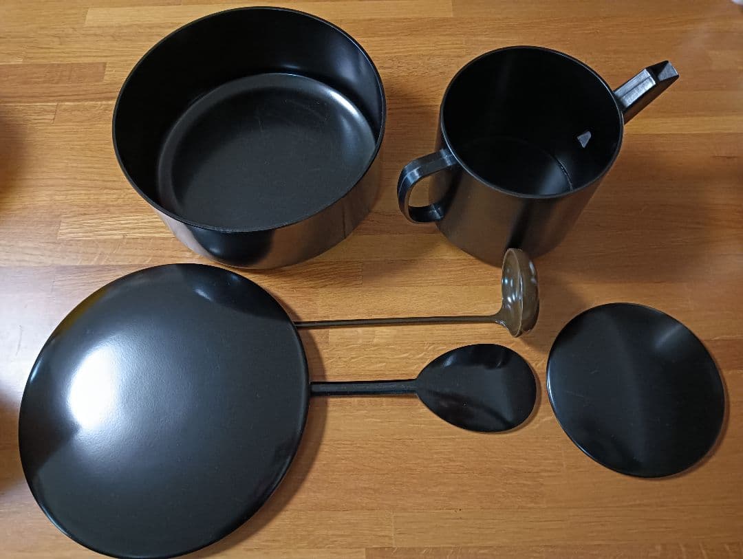 【茶道具整理中】懐石道具　湯桶　飯器セット　丸盆　 長盆　の４箱