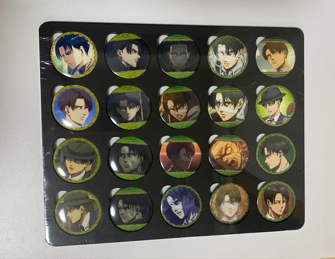 進撃の巨人 リヴァイ 缶バッジ 20個セット