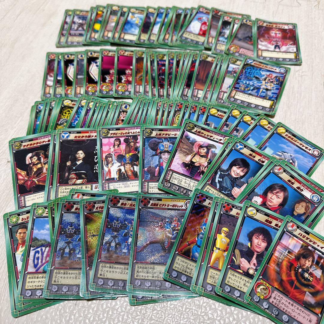 【希少】　特撮戦隊ヒーロー ハリケンジャー　カード　約117枚　まとめ売り