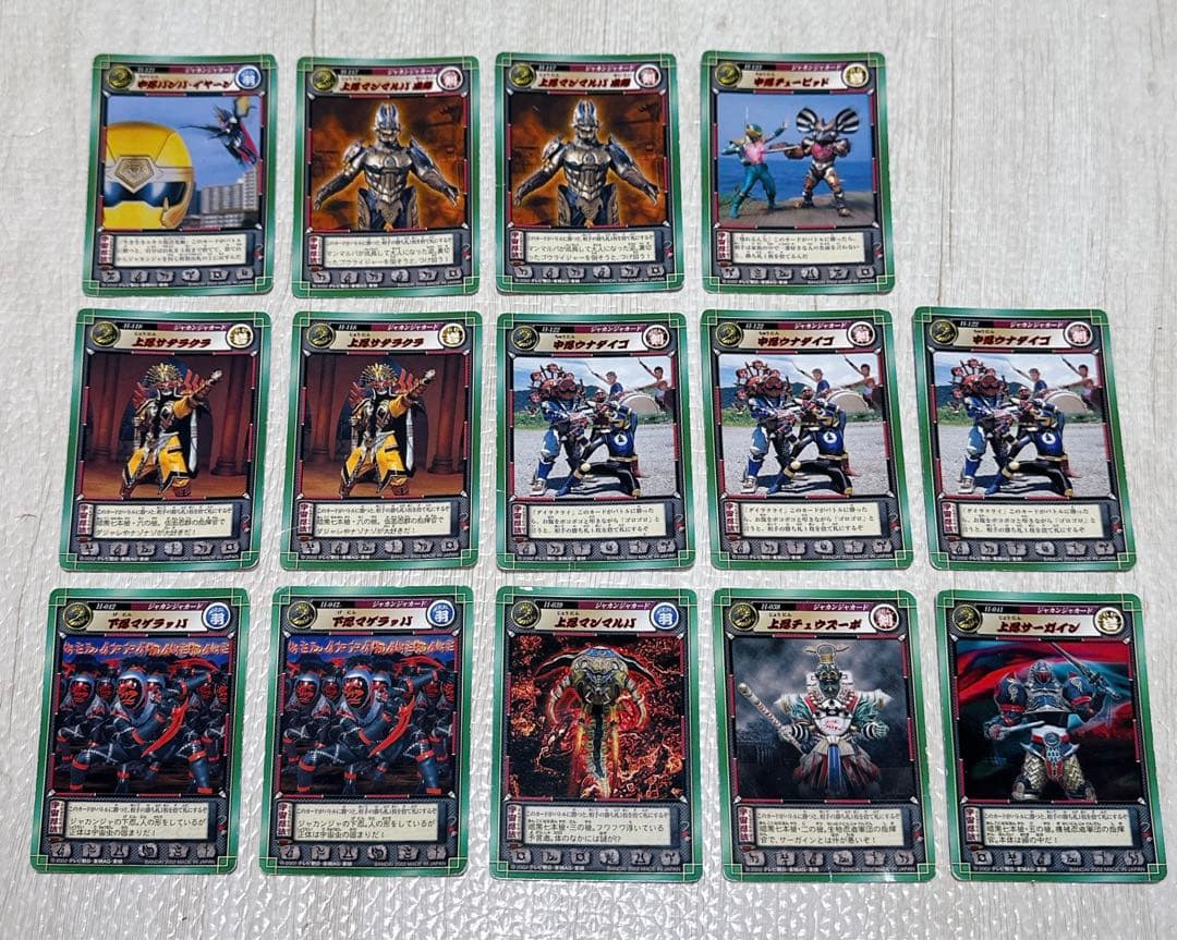 【希少】　特撮戦隊ヒーロー ハリケンジャー　カード　約117枚　まとめ売り