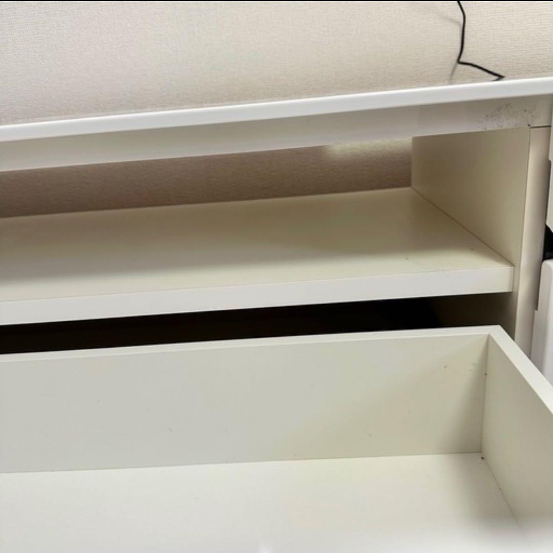 テレビ台 引き出し付き ホワイト